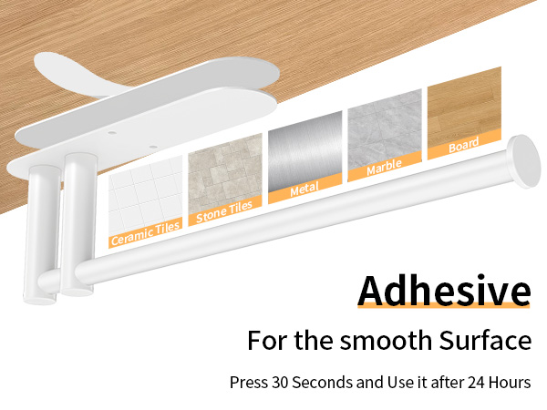 Adhesive Paper Towel Holder
