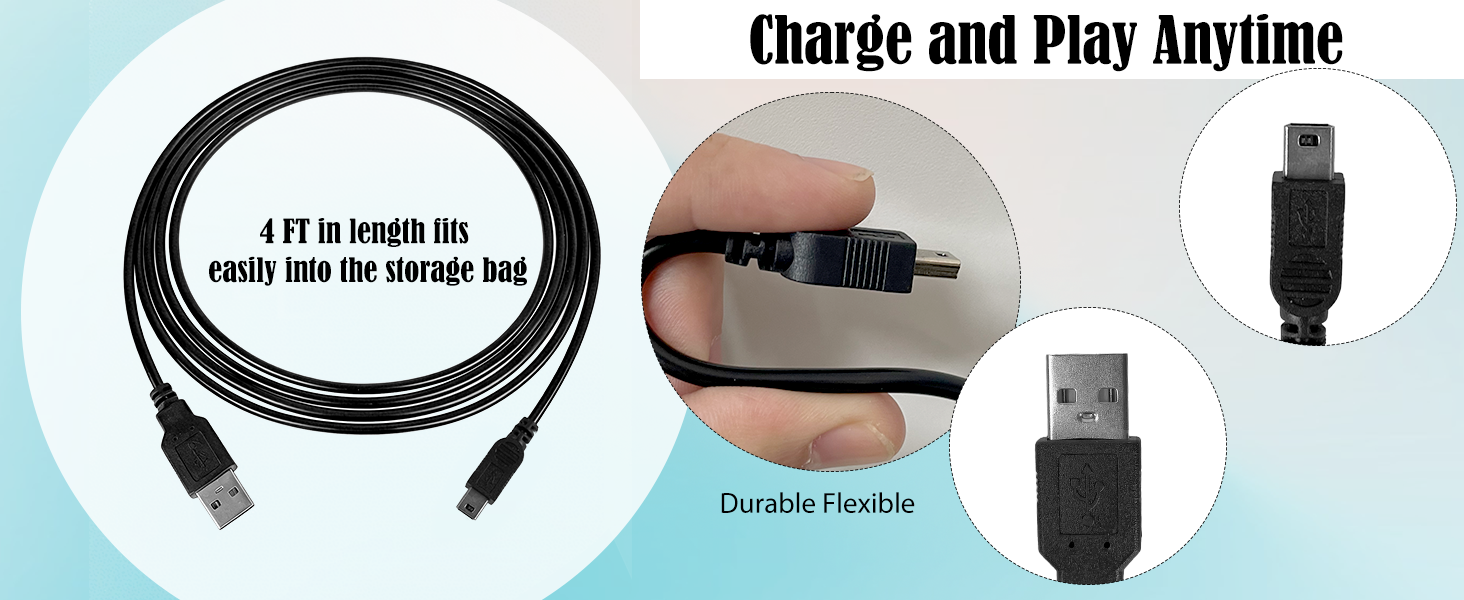 3ds xl/ll charging cable