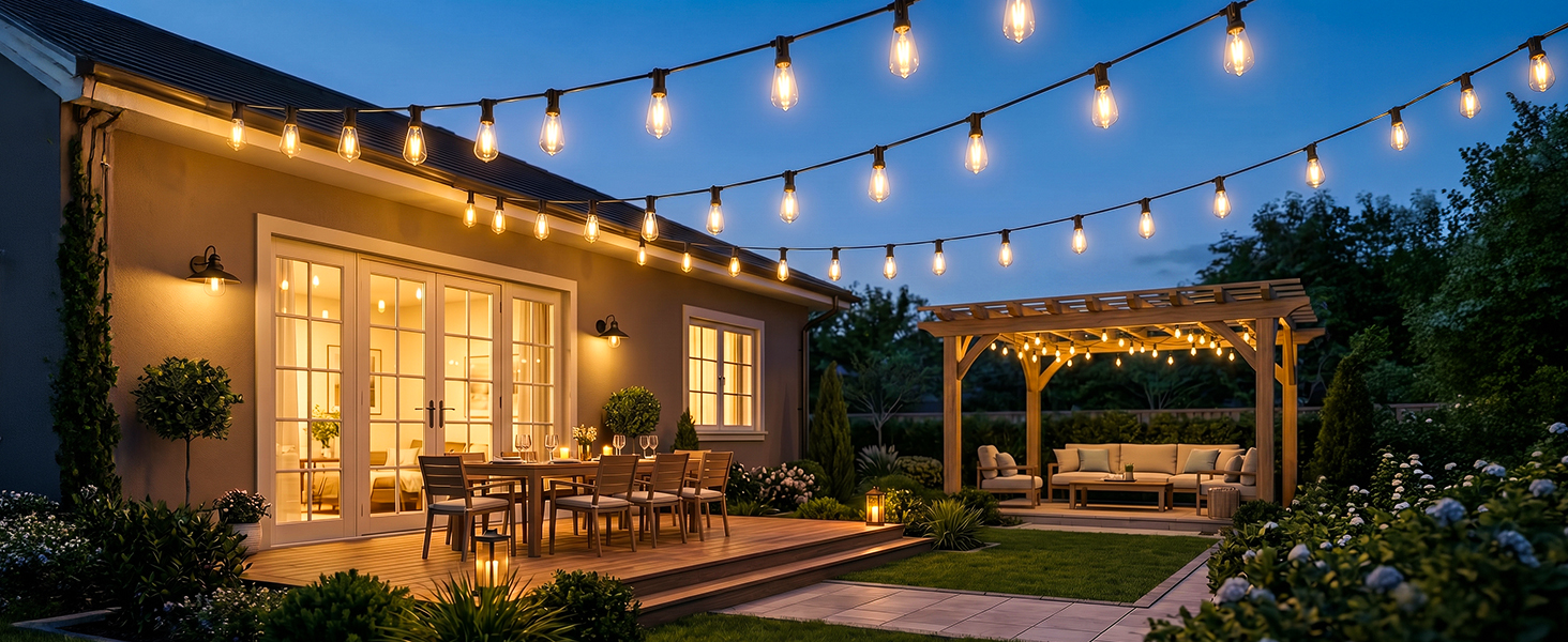 beautiful string lights