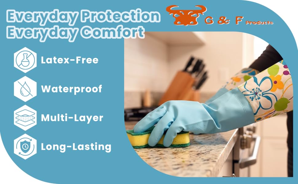 Household Gloves Latex Free Cleaning Gloves