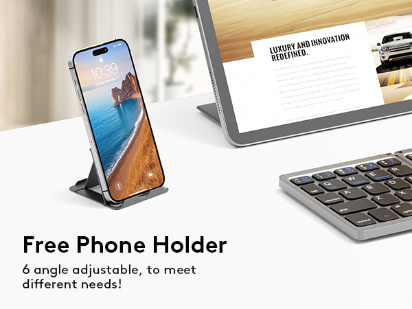 Free phone holder