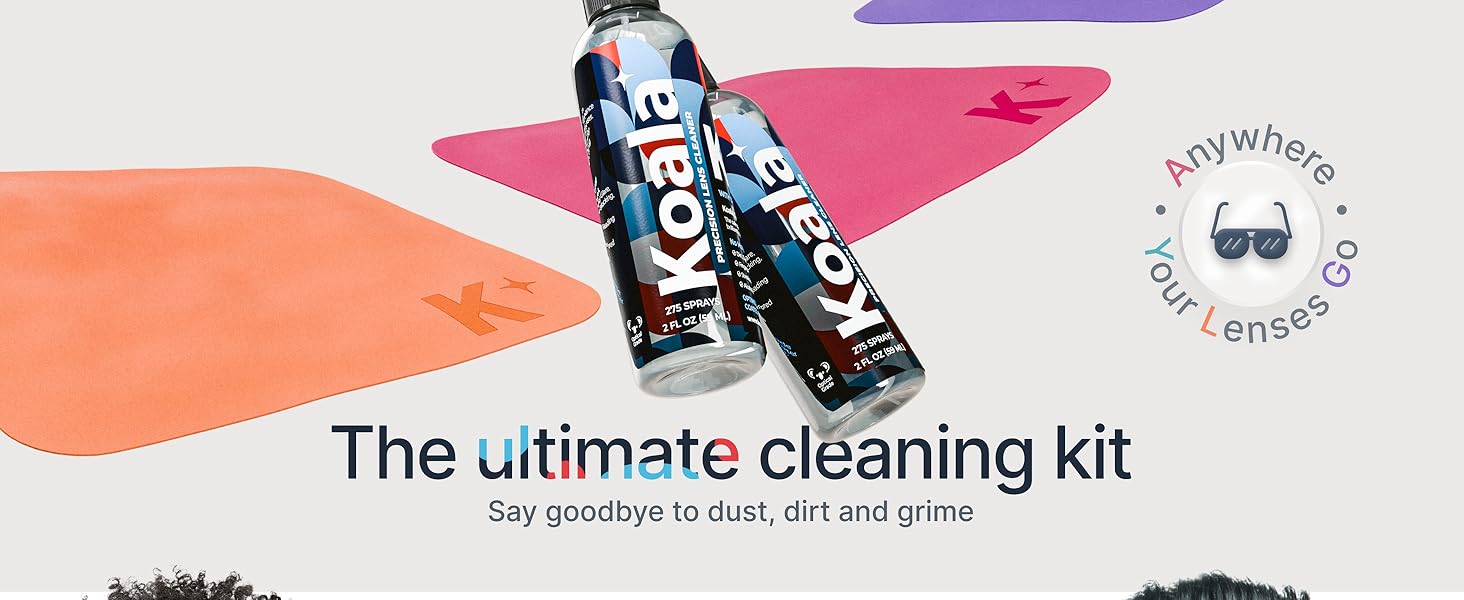 koala kleaner lens cleaner cleaning solution glasses screen camera lenses