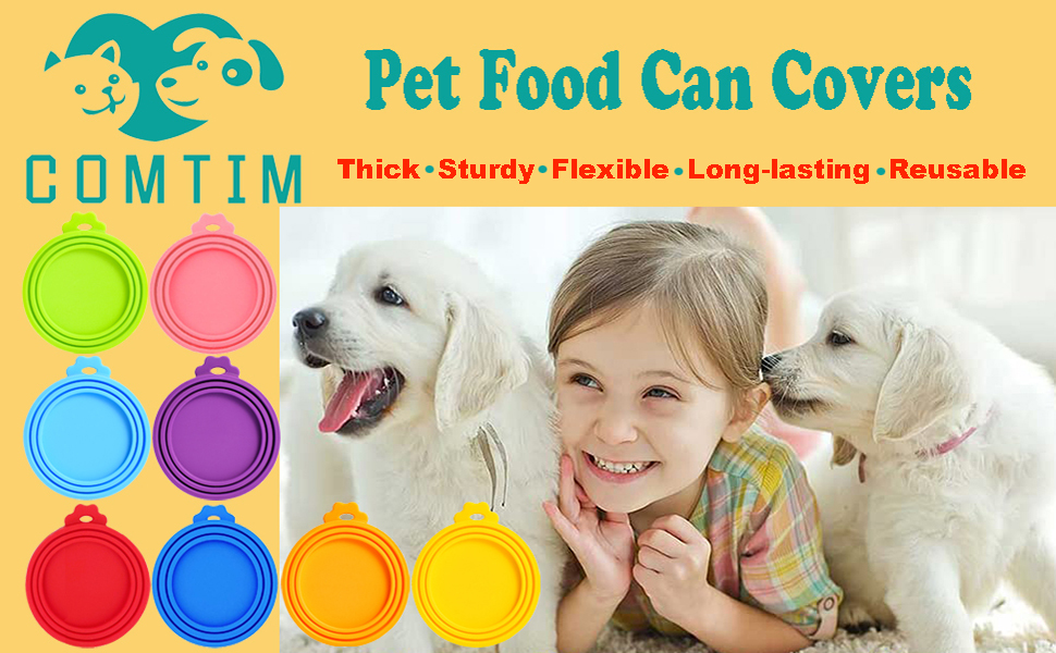 dog cat food can covers lids