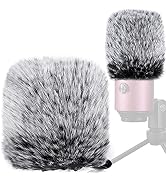 Windscreen Compatible with Fifine K669b/669b,Chromlives Pop Filter Furry Mic Windscreen Cover for...