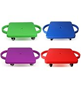 GSE Floor Scooter Board with Handles, Sitting Scooter for Kids Indoor Play Equipment, Fun Scoot B...
