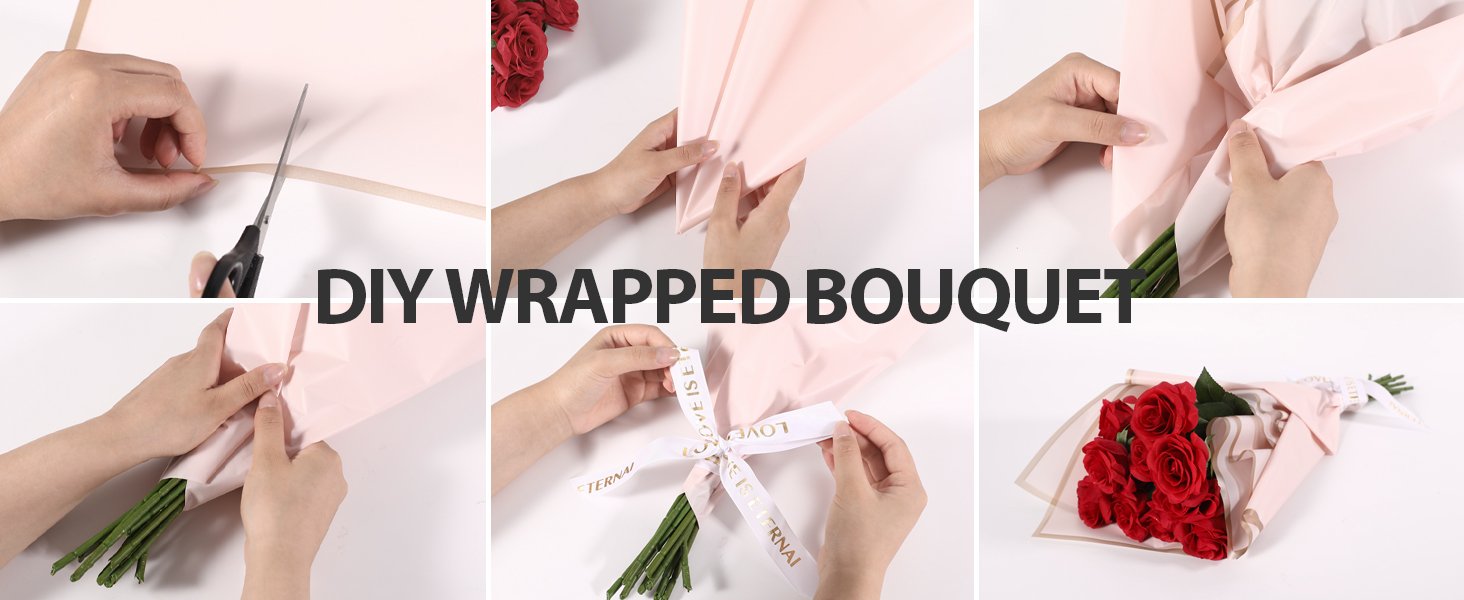 Bouquet wrapping paper