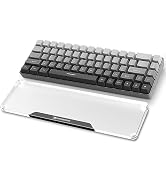 SELORSS Acrylic Keyboard Wrist Rest - Wrist Support for Keyboard CNC Aluminum Alloy Customized Lo...