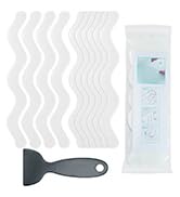 Kucucyle Non Slip Bathtub Stickers Set of 30, Bath Stickers Non Slip with Premium Scraper, Safety...