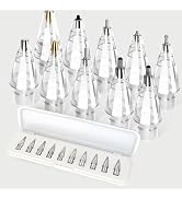 Hybrid Variety Pack (Metal & Rubber) - 10 Pack Apple Pencil Tips for All Models with Storage Case...