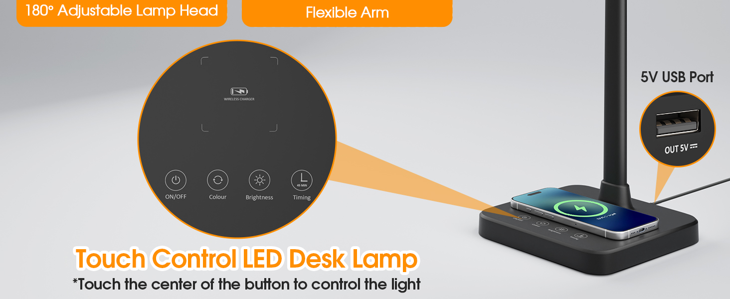 Stepless Dimming LED Desk Light