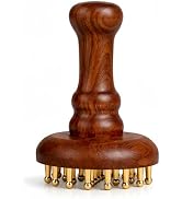 BIRZOO Copper Gua Sha Meridian Massage Brush – 29 Copper Ball Scalp & Body Massage Tool with Sand...