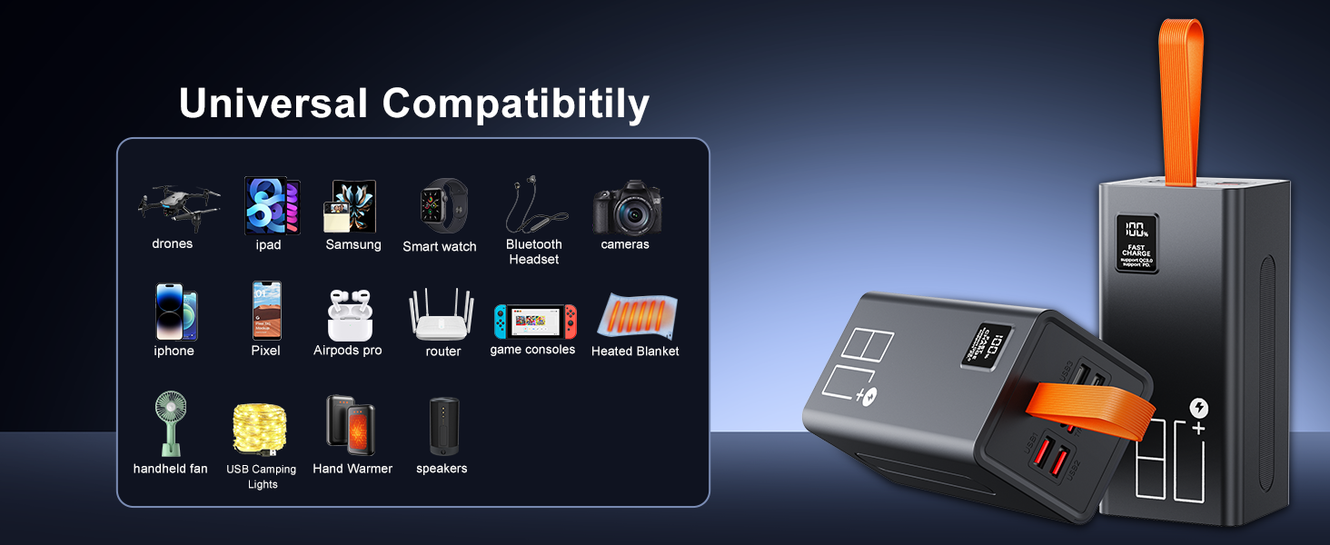 80000mAh power bank
