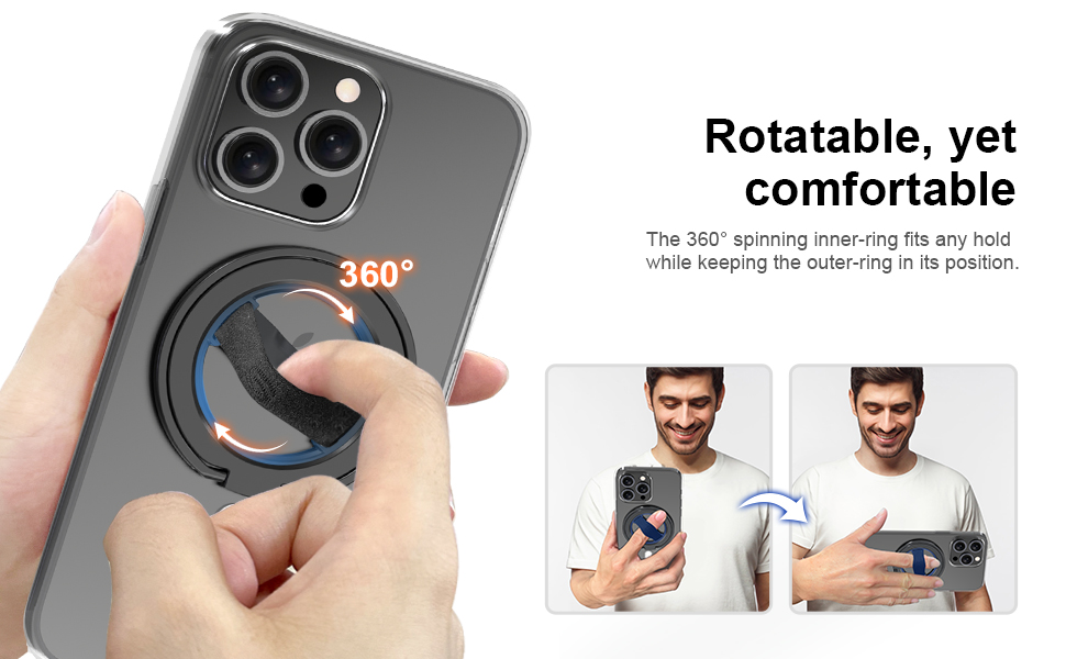 EWA MagSafe Cell Phone Ring Holder Kickstand