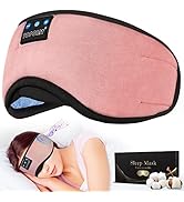 TOPOINT Sleep Headphones, Sleeping Headphones Bluetooth Sleep Mask with Bluetooth Headphones, Aid...