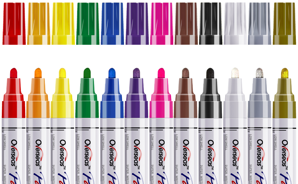 paint pens markers 12 color