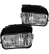 Driving Fog Lights Lamps Replacement for Chevy Silverado 2003 2004 2005 2006 2007 All Models Aval...