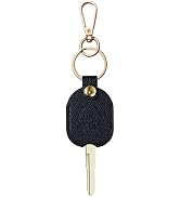 ANHBKAR Leather Keys Sleeve for Broken Car Key Loop Replacement - Cute Keychain Cover - Protector...