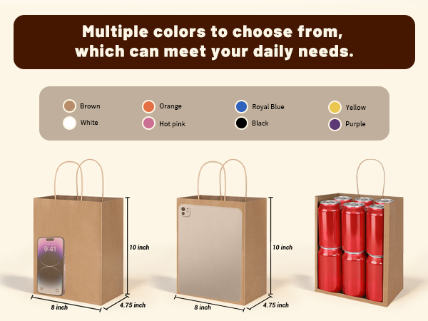 Kraft Paper Bags with Handels
