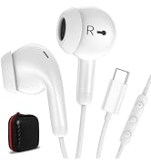 USB C Earbuds, USB Type-C Headphones for iPad 10th Generation iPhone 16 Plus 15 Pro iPad 11th Gen...