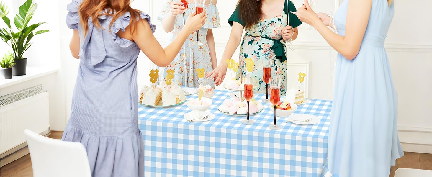 Plastic Table Cloths for Parties Disposable