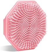 Sud Scrub Antimicrobial Silicone Face Scrubber, 1 Pack, Gentle Face Exfoliator for Sensitive Ski...
