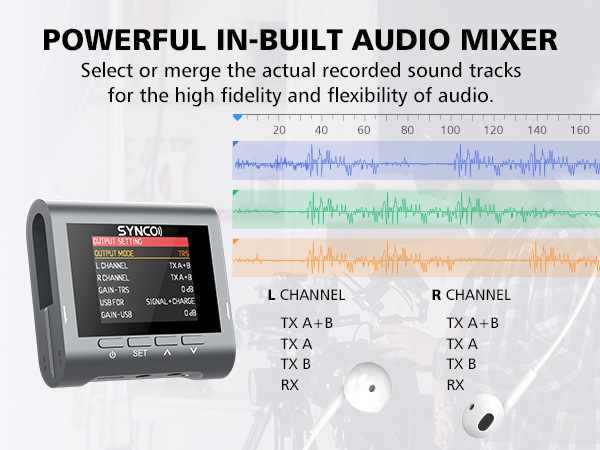 SYNCO G3 wireless lavalier microphone