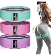 Resistance Bands, Exercise Workout Bands for Women and Men, 3 Set of Stretch Bands for Booty Legs...