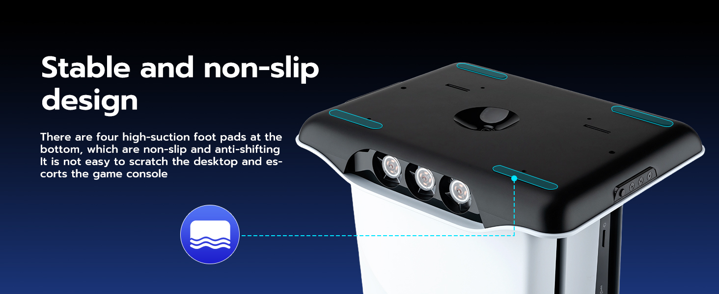 Stable and non-slip design