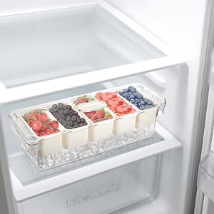chilled garnish tray