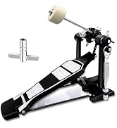 Bass Drum Pedal,Double Bass Drum Pedal Mount Double Chain Drive Foot Percussion Hardware Kick Dru...