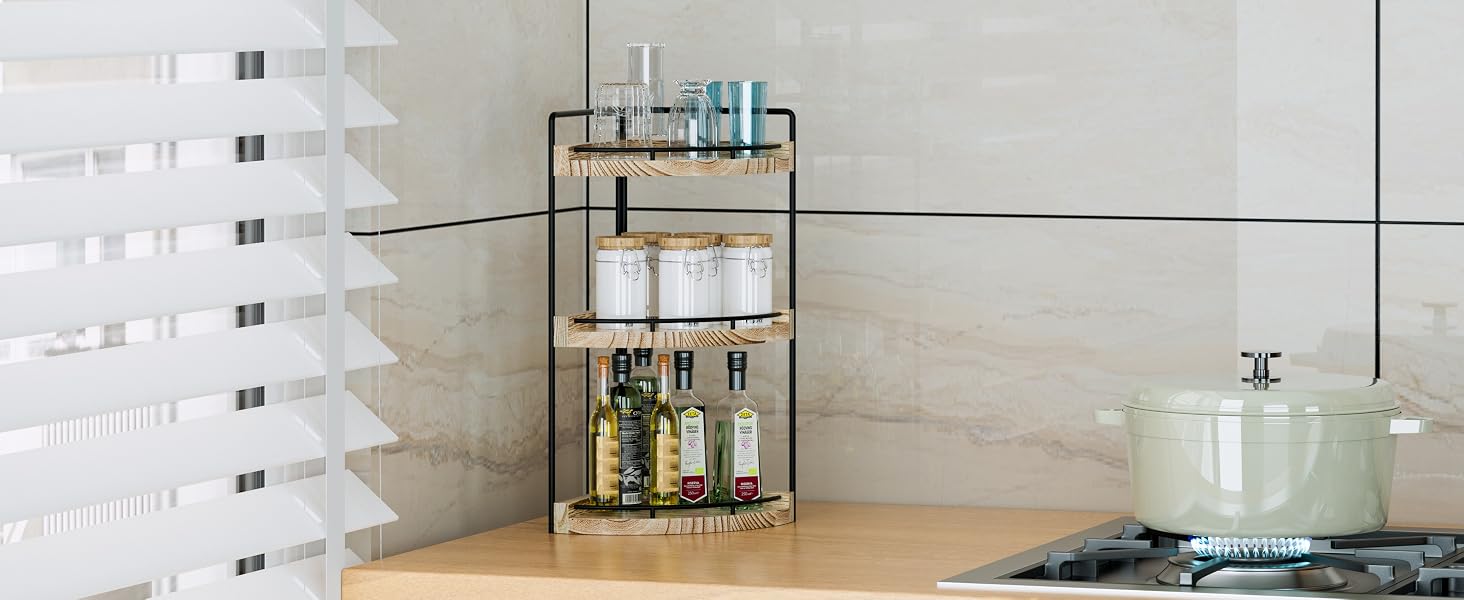 corner bathroom counter organizer