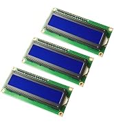 WWZMDiB 3Pcs I2C IIC 1602 LCD Display Module 16 X 02 Character for Arduino Raspberry Pi STM32 DIY...