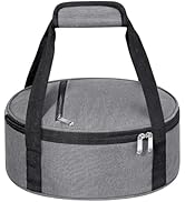 MIAOJIE Round Insulated Casserole Carrier, Pie Carrier Bag, Portable Casserole Carrier for Hot or...
