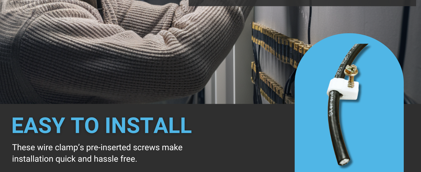 Our cable clips maintain the consistency and speed of the signal with the Gripclip technology
