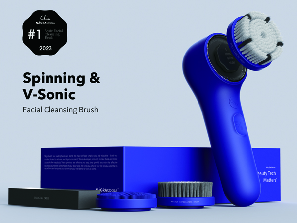 Na°graCoola spin and V-sonic face scrubber