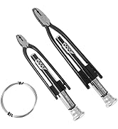 OEMTOOLS 22663 6 Inch and 9 Inch Reversible Wire Twister Pliers with Steel Wire, Left and Right T...