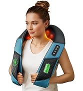 COMFIER FSA Eligible Cordless Neck Massager for Pain Relief Deep Tissue, Shiatsu Shoulder Massage...