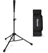 Gonex Baseball Tee Softball Tee Practice Hitting Batting Tripod Stand Rubber Tee Collapsible Port...