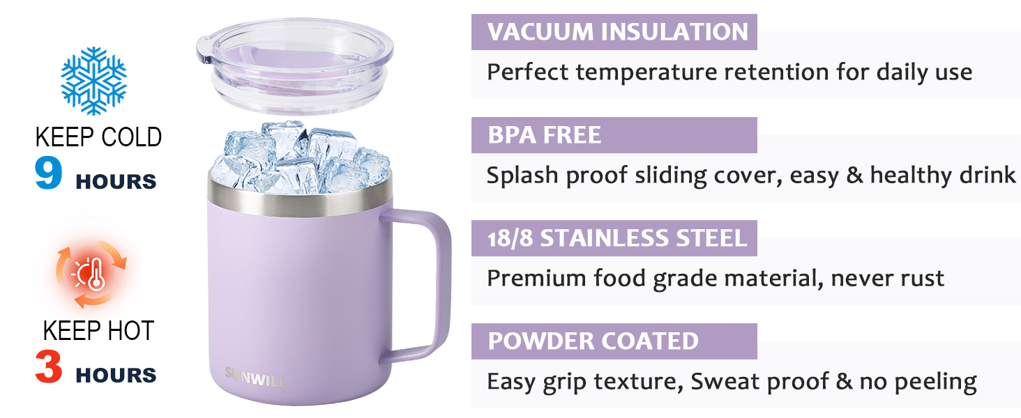 coffee tumbler with handle