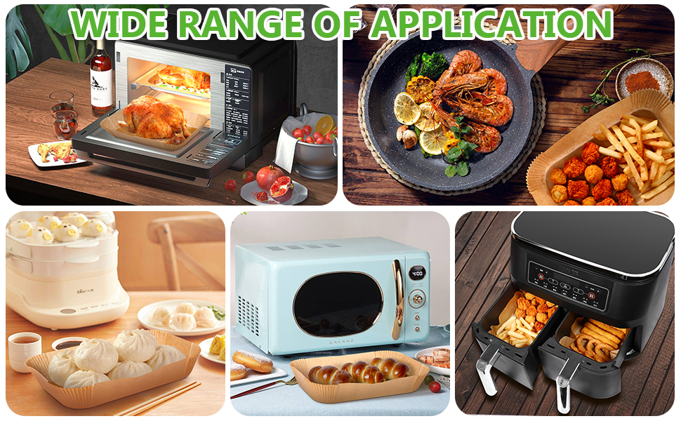 Air Fryer Disposable Paper Liner Rectangle