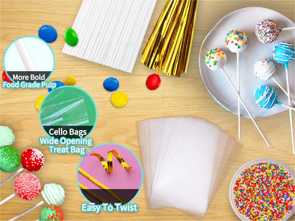 Cake Pop Thick Sticks