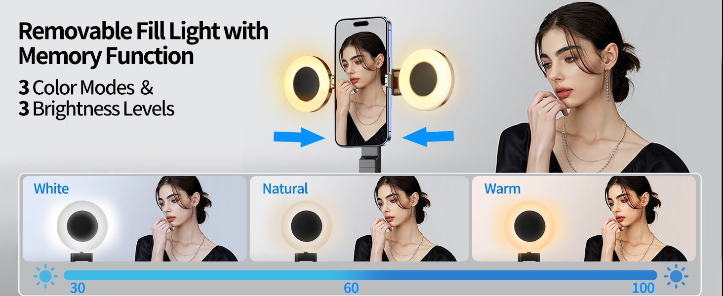 Removable Fill Light with Memory Function