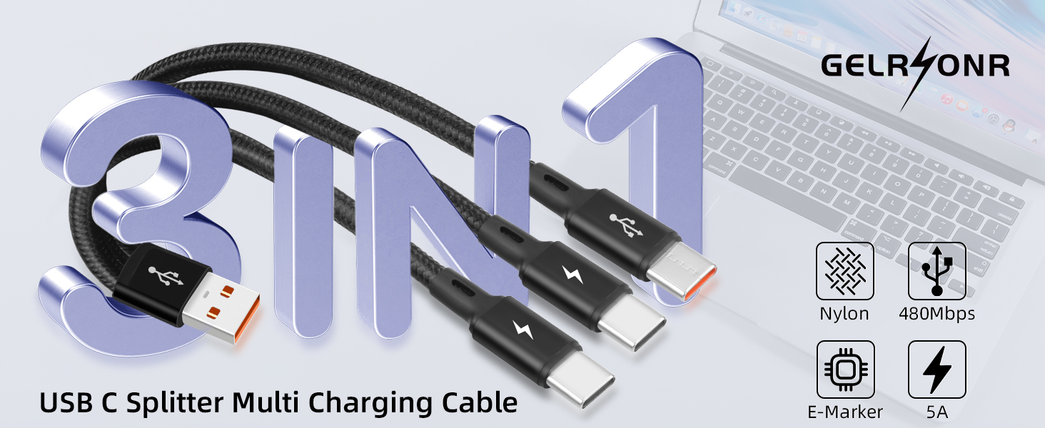 USB C Multi Charging Cable