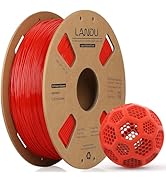 LANDU TPU 3D Printer Filament 1.75mm, High Speed 95A TPU Filament, 1KG Flexible 3D Filament for F...