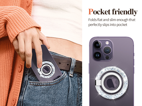 magnetic phone ring holder