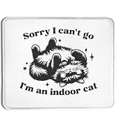 XUNLURY Funny Cat Mouse Pad, Cat Mouse Pads for Wireless Mouse Computers Laptop Desk Accessories,...
