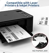 BESTIKER Shipping Labels Half Sheet - 1000 Counts, 8.5” x 5.5” Permanent Adhesive Shipping Labels...