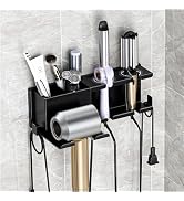 MAYZOLOP Hair Dryer Holder, Hair Tool Organizer, Blow Dryer Hanger Wall Mount for Dryer Hook, Bat...