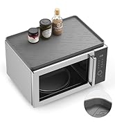 Microwave Ovens Protect Mat, Silicone Microwave Cover Oven Top Protector for Countertop Microwave...