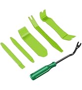 GOOACC 6PCS Auto Trim Removal Tool Kit No-Scratch Tool Kit for Car Audio Dash Panel Window Moldin...